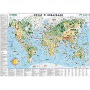 Świat w obrazkach - mapa ścienna