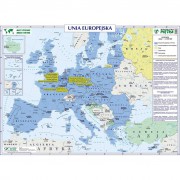 Unia Europejska / Rozwój Unii Europejskiej - dwustronna mapa ścienna
