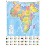 Afryka - ścienna mapa polityczna (2019)