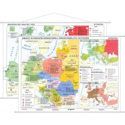 Europa 1945-1970/Europa po 1970 roku - mapa dwustronna