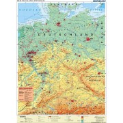 Deutschland physisch - mapa ścienna