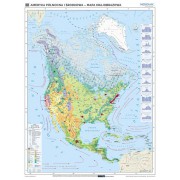 Ameryka Północna i Środkowa - mapa krajobrazowa