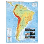 Ameryka Południowa - mapa fizyczna