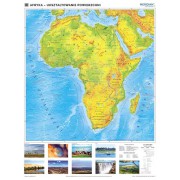 Afryka - mapa fizyczna - ukształtowanie powierzchni