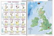 Plansza The tenses active voice / The British Isles Physical