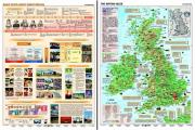 Mapa Basic facts about Great Britain / The British Isles