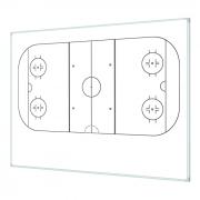 Tablica - Boisko do hokeja na lodzie 120x100 cm