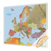  Mapa magnetyczna Europy polityczno drogowa 1:4,7 mln. 120x100cm