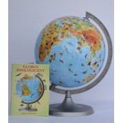 Globus zoologiczny 220 mm z opisem